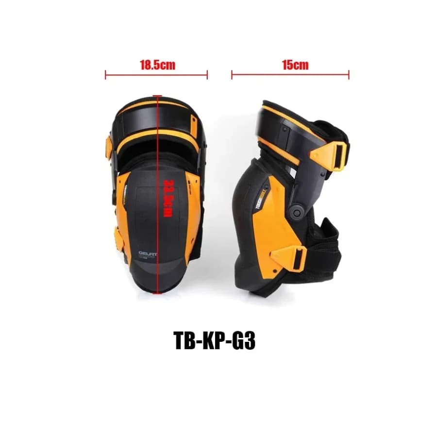 TOUGHBUILT Knee Pad with TB-KP-G3 GelFi TB-KP-G3 Knee Guard Tool with Two-tone Silicone Knee Pad