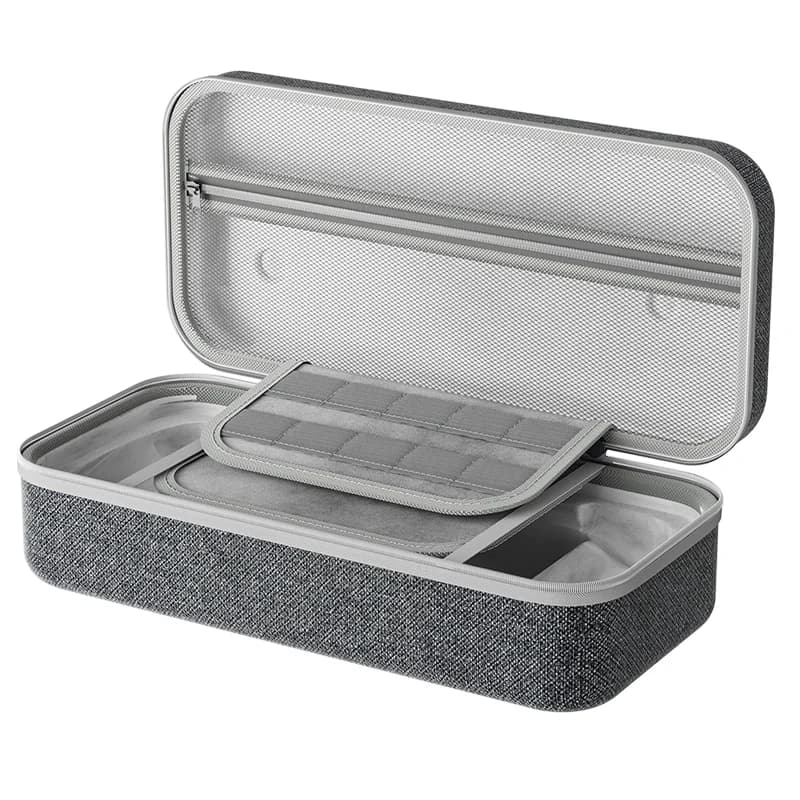 Per ROG XBOX Ally EVA Custodia da trasporto Custodia antiurto per console di gioco per ROG XBOX Ally X Accessori da gioco anti-goccia Grigio