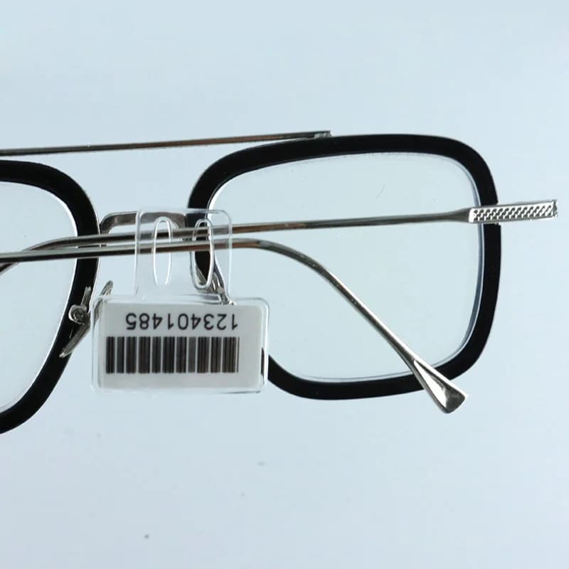 500pcs montatura per occhiali da vista in PVC con montatura per occhiali da vista per occhiali da vista per appendere il prezzo