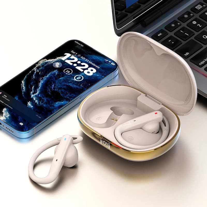 Design in-ear OWS Headset Water Resistance Preset Music EQ Rearable to wear with zero detection