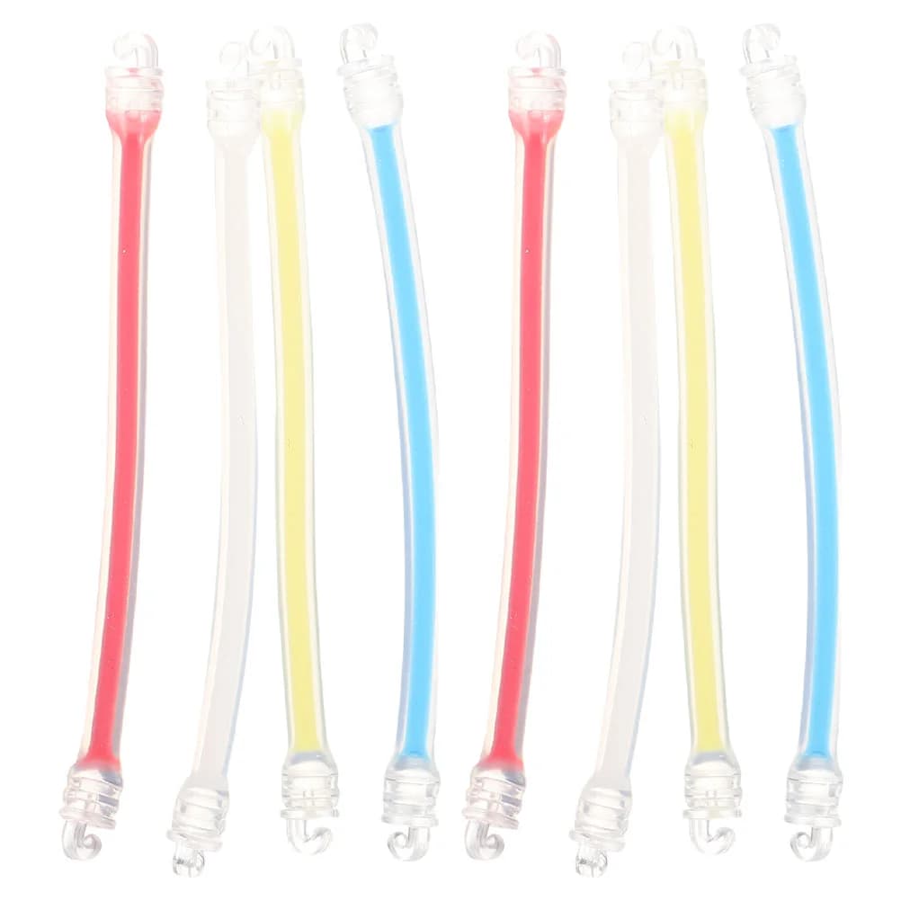 8 Pcs Silicone Tennis Racket Damper Dampeners Shockproof Vibration Absorber Racquet Ball Accessories Tiny Shock Absorbers For
