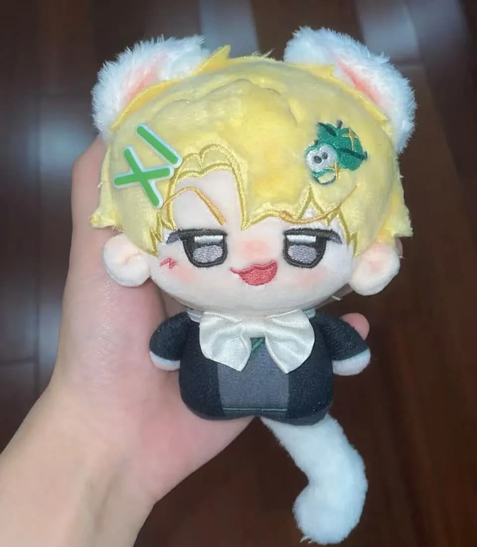 Peluche Anime Draco Malfoy da 10 cm, Giocattoli di Peluche Anime, Ciondoli Portachiavi, Regali di Compleanno e Natale per i Fan