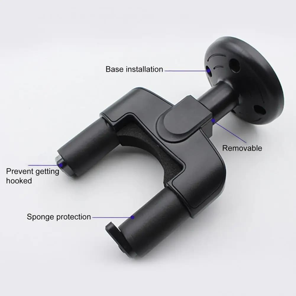 Gancio per montaggio a parete per chitarra con viti Supporto per chitarra Basso Ukulele Gancio per supporto per chitarra elettrica classica acustica Accessori per chitarre