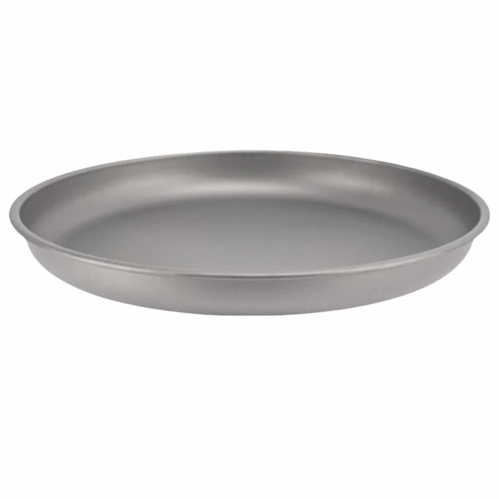 Durable 1000ML/1500ML Titanium Frying Pan Stackable Portable Camping Plate Round Reusable Dinner Plate Outdoor Camping