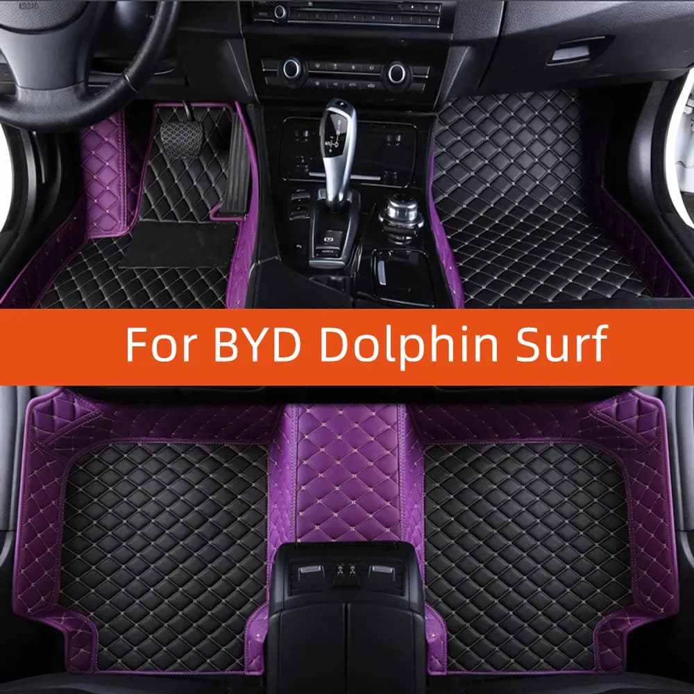 Custom Leather Car Mat for BYD Dolphin Surf 2023 2024 2025 2026 2027 Car Mat Interior Accessories