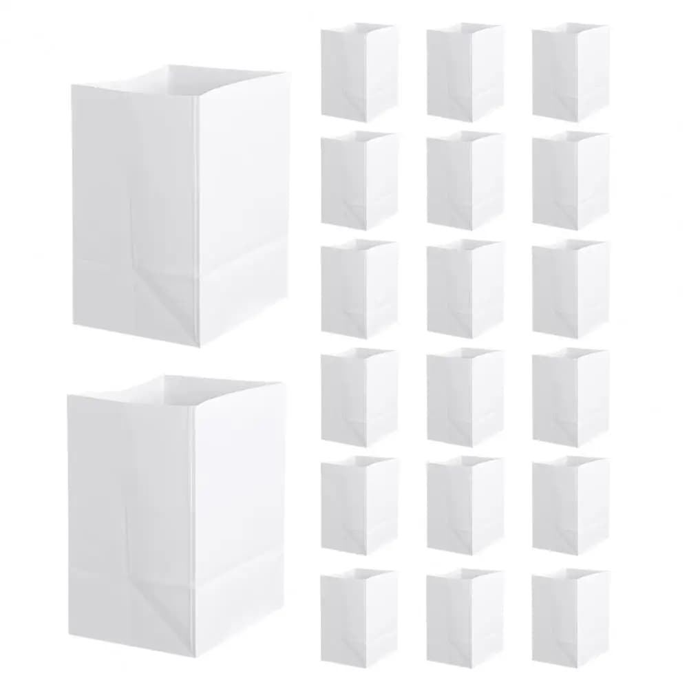 20Pcs 13 Gallon Collapsible Trash Cans, Reusable Portable Foldable Plastic Waste Recycling Bins for Party Events Camping