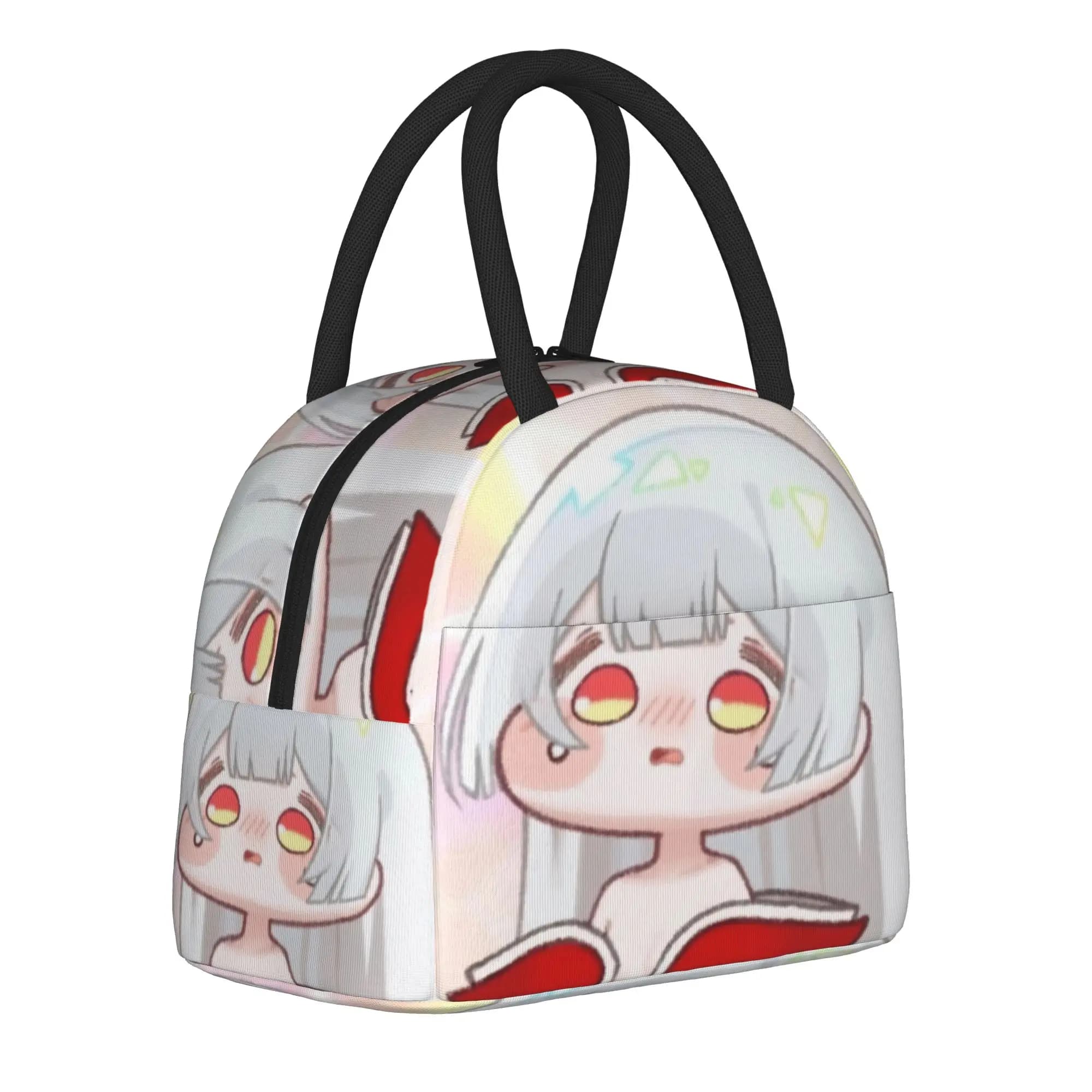 Trickcal C-Chibi Go Games Merch Borsa termica per il pranzo, per picnic, contenitore per alimenti, contenitore termico portatile per il pranzo