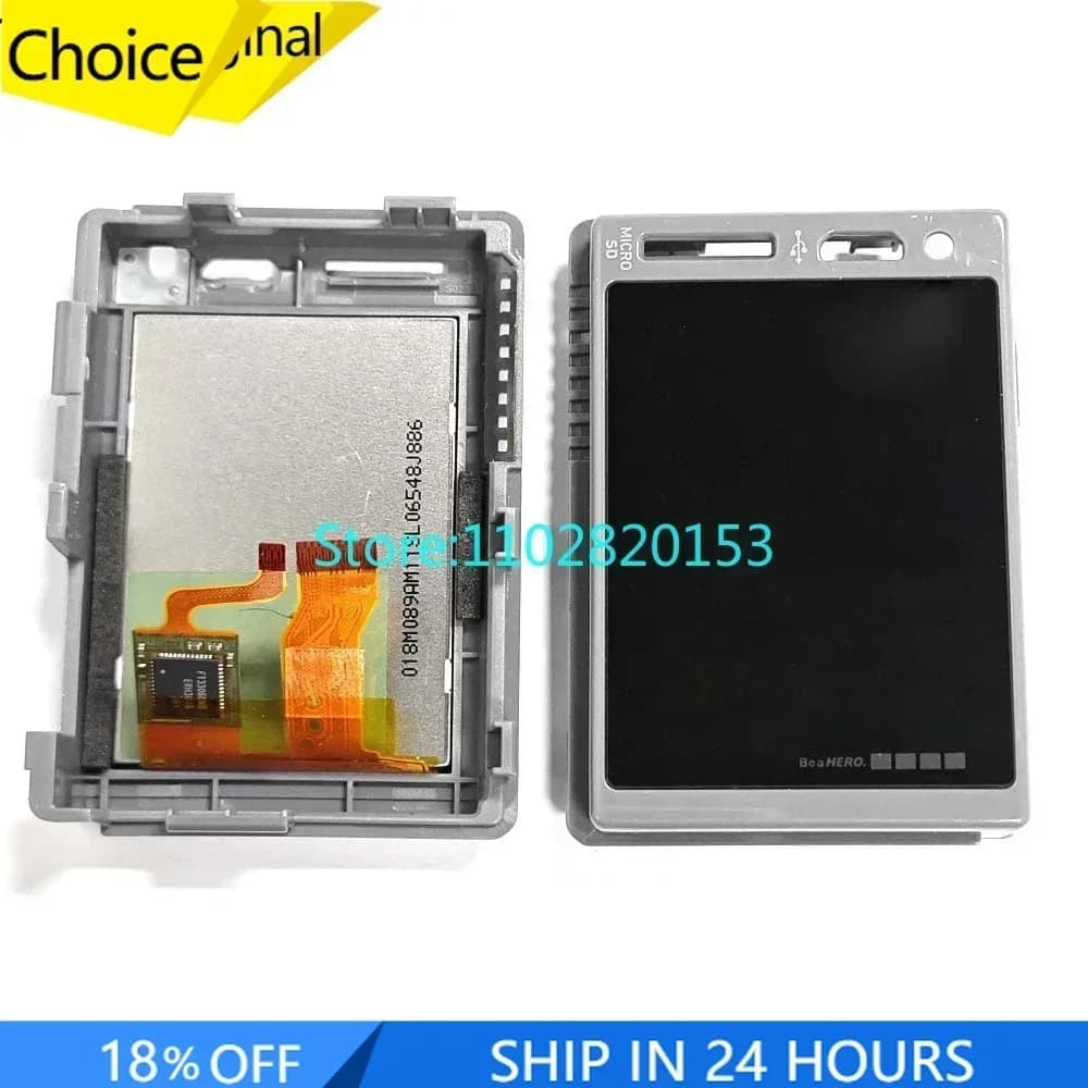 1PCS Original for GoPro Hero + LCD Assy Big Touch Display Screen With Back Rear Frame case Camera Replacement Part