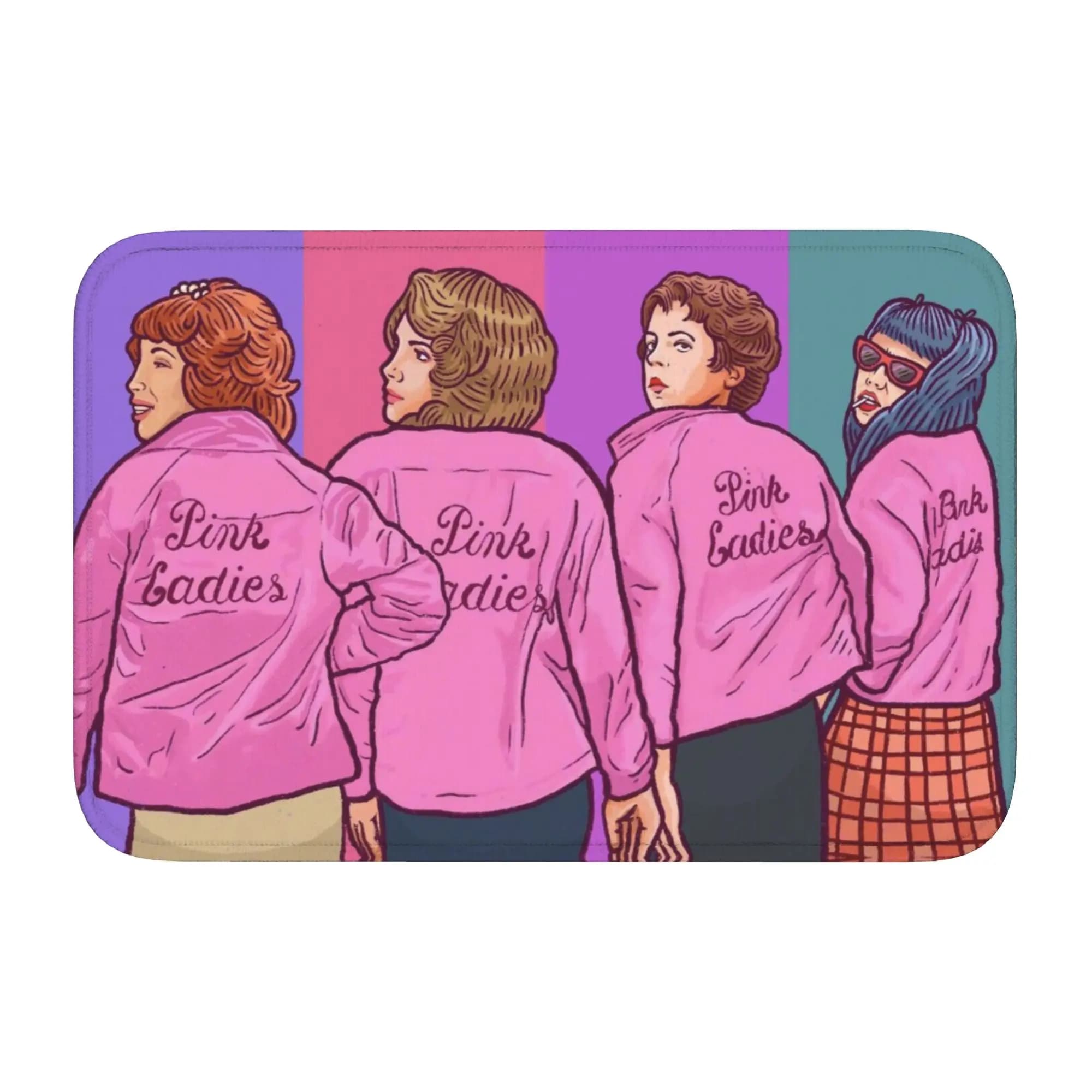 Tappetino d'ingresso personalizzato con personaggio cinematografico Grease, per interni, cucina, bagno, camera da letto, tappeto, zerbino, tappetino per i piedi