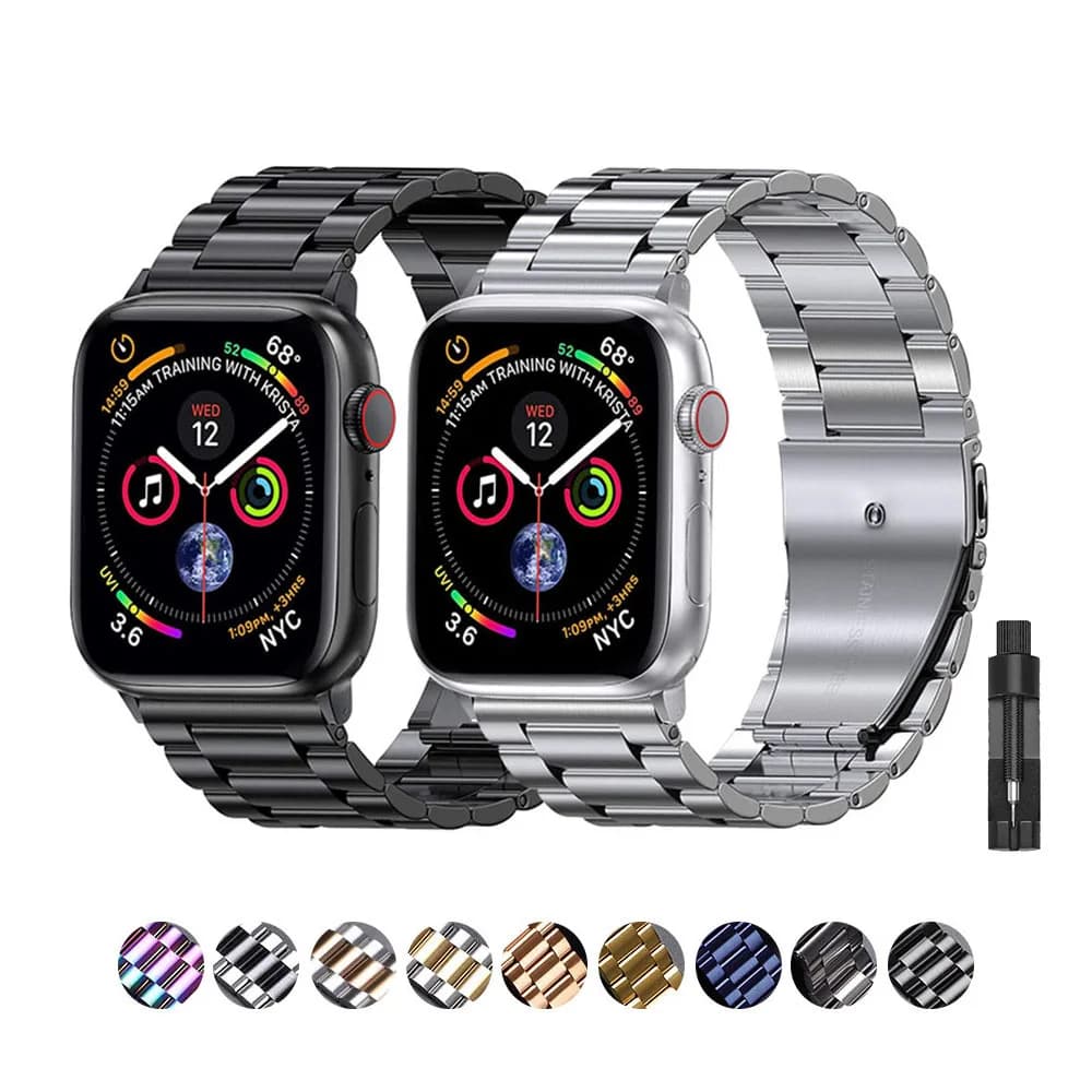 Cinturino in acciaio inossidabile per Apple Watch Ultra 3 2 49 45 41 40 46 38 42 44mm Bracciale in metallo per iWatch Serie SE 11 10 9 8 7