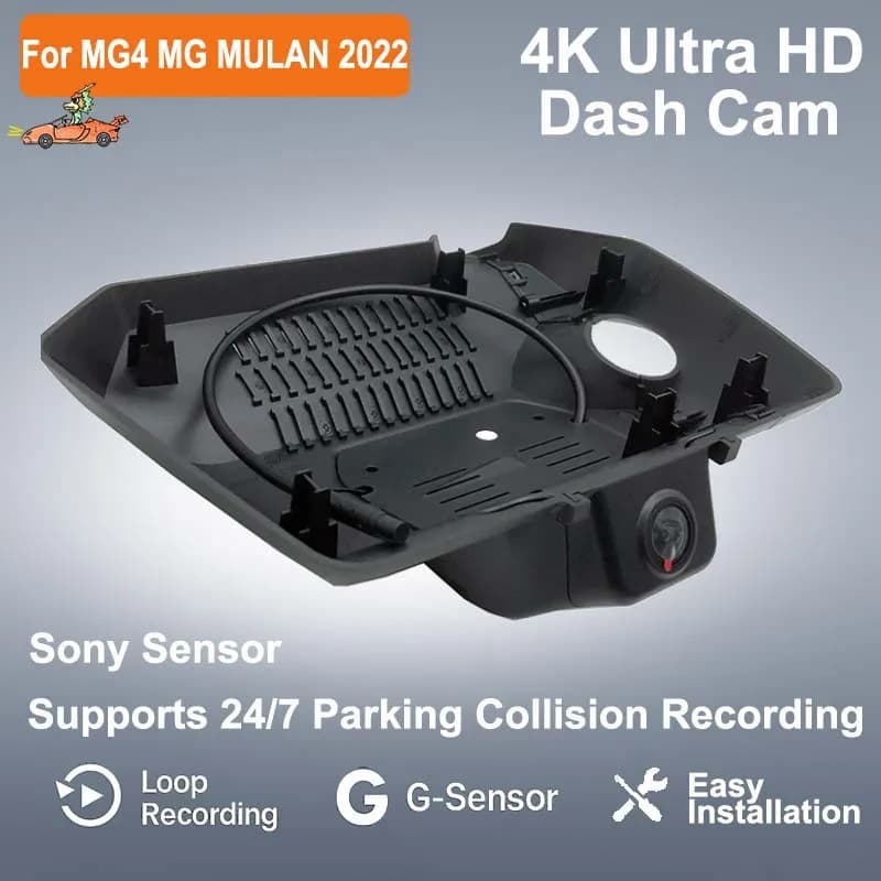4K HD 2160P Plug And Play Easy Installation Wifi Dashcam Car recorder DVR Dash Cam for MG4 MG MG MULAN 2022 For APP Control