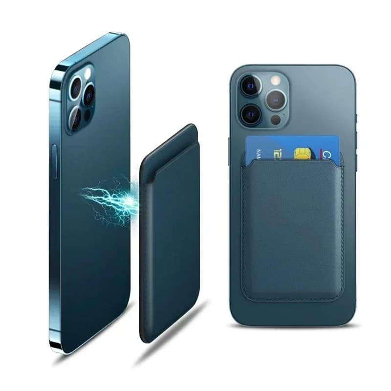 Leather wallet case for iPhone 15 Pro Max Magsafe leather wallet compatible for iPhone 14 13 12 Card holder with magnet MagSafe