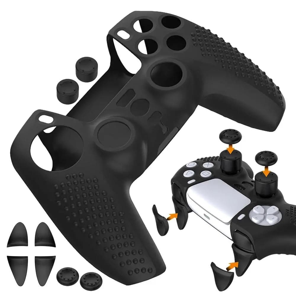 Custodia protettiva per controller PS5 Elite Controller di gioco DualSense Edge Adesivo touch pad Cappucci per impugnatura per pollice Accessorio da gioco