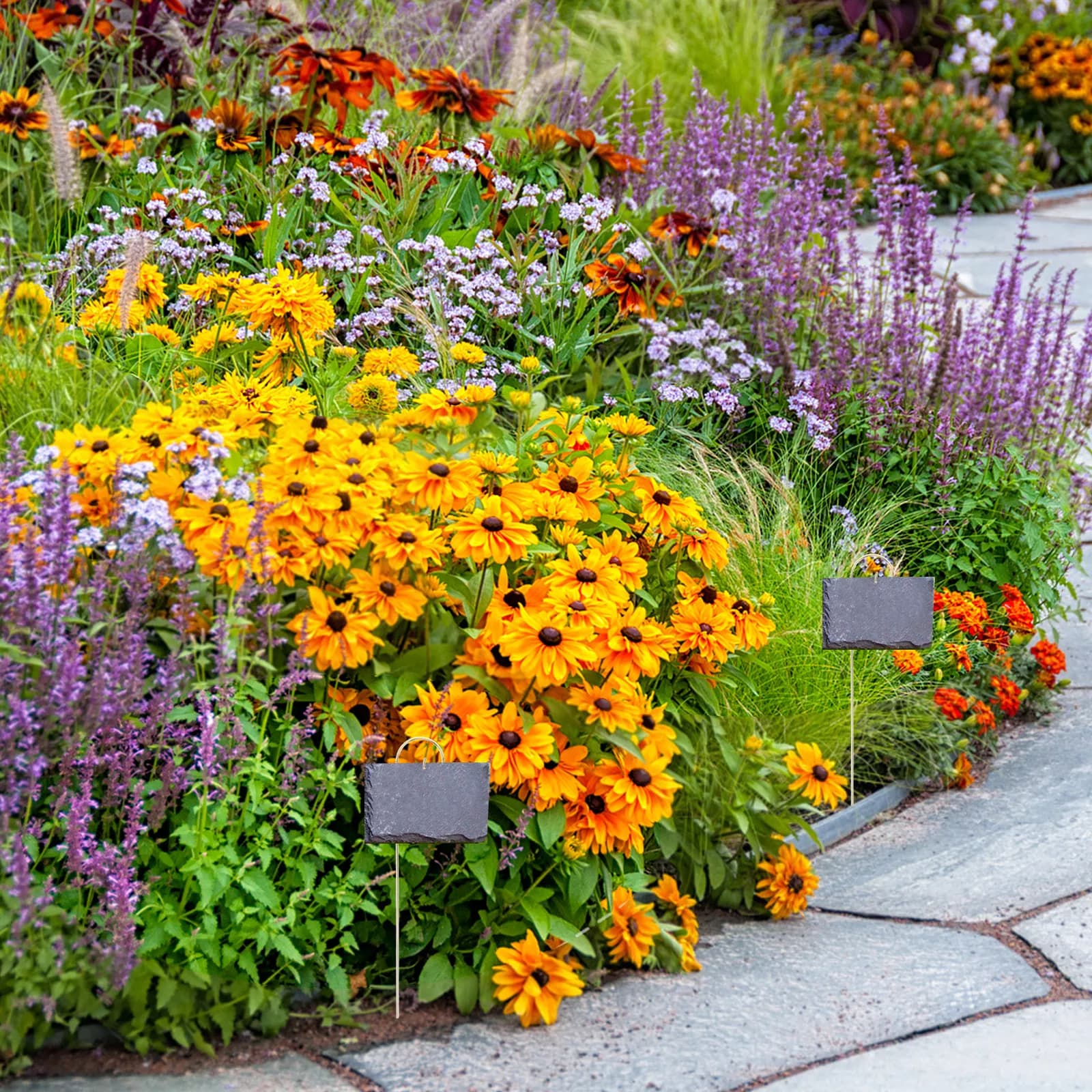 10 Pezzi Ganci per Etichette da Giardino in Metallo, Ganci da Pastore da 7,87 Pollici, Supporti per Segnali Piante da Esterno Resistenti