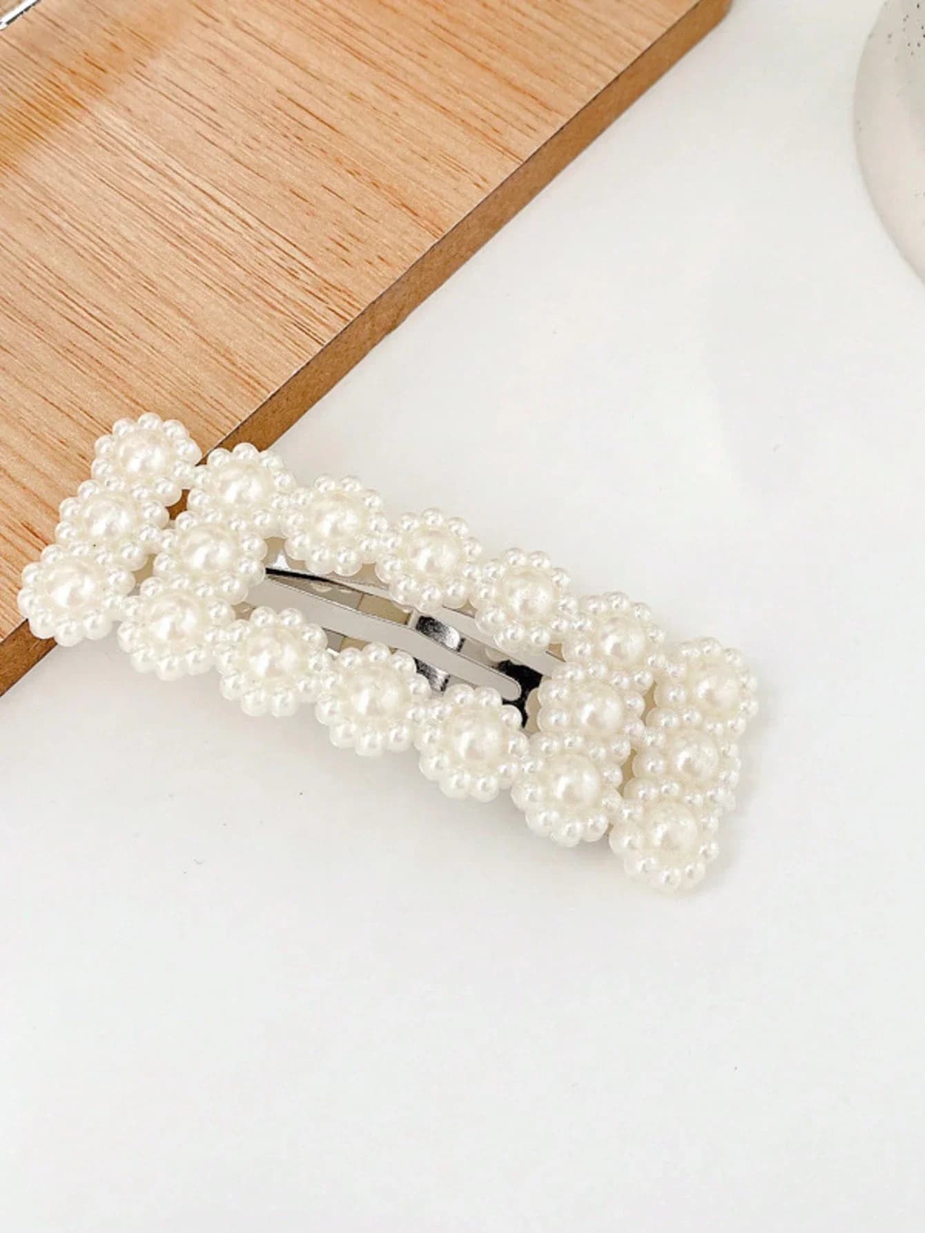 Set di 5 fermagli per capelli con perle finte per donna, eleganti fermagli laterali per frangia, accessori decorativi per capelli per tutti i giorni