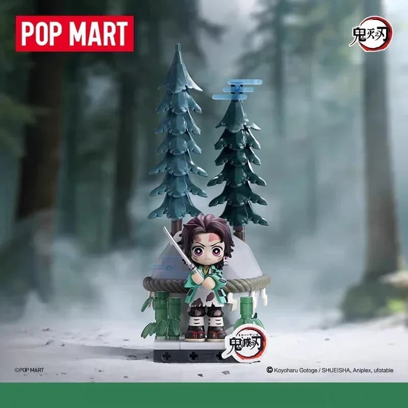 POP MART Demon Slayer - Unwavering Resolve Arc Kawaii Anime Blind Box Action Figure Collectible Mystery Surprise Toy