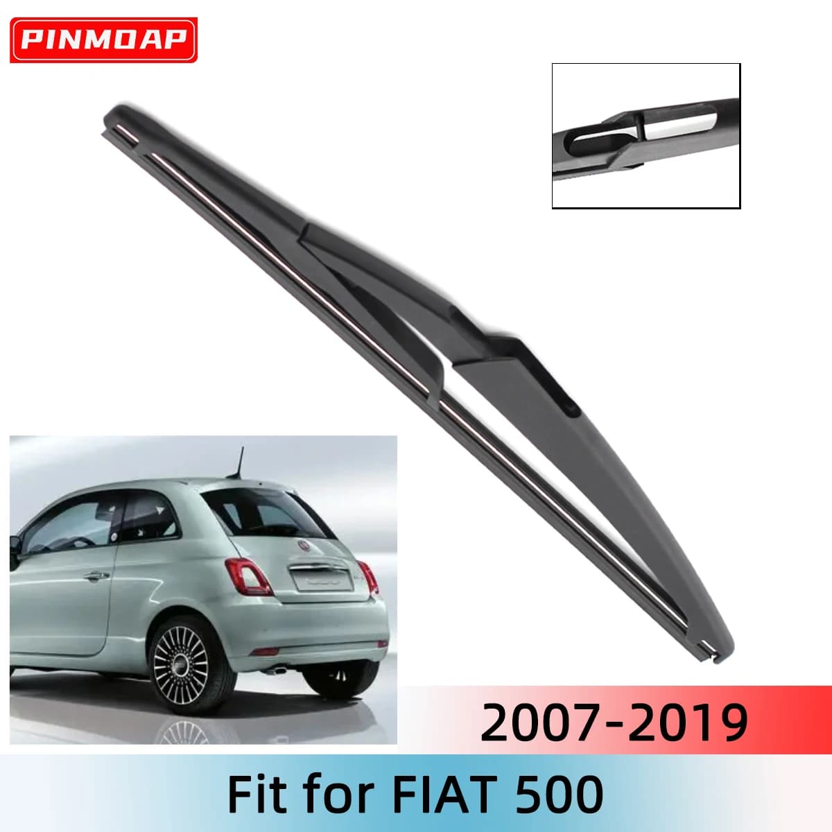 Car Rear Wiper Blade for FIAT 500 2007-2019 Windscreen Windshield Wipers Brushes Cleaning Accessories