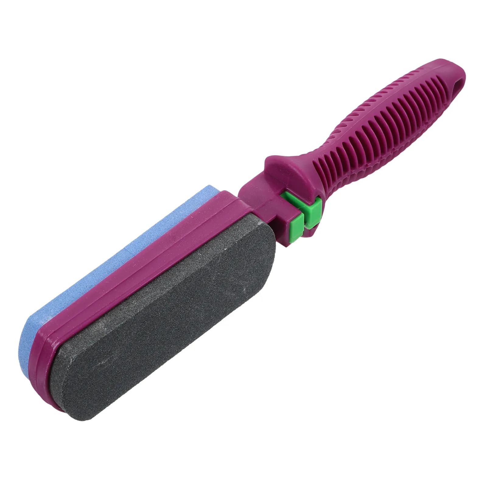 Long Handle Sharpening Tool Corundum Stone Sharpener for Home Kitchen Scissors Knife Whetstone Durable Design Sharpener