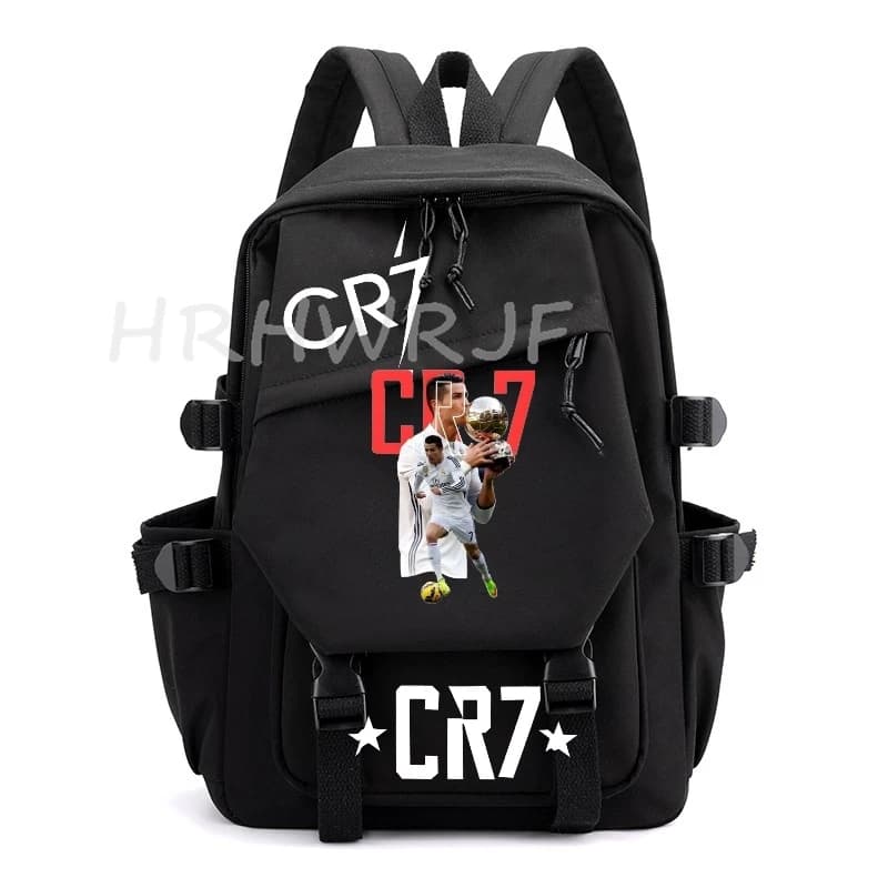 INS Capacity CR7 Backpack for Women Men Lightweight Software Student School Bags Fashion Traval Bag Teens Laptop Mochilas
