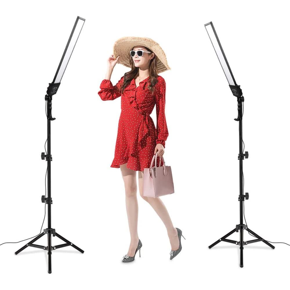 40CM LED Light Studio fotografico Kit di illuminazione a LED luce regolabile con supporto per luce treppiede luce di riempimento Video fotografico