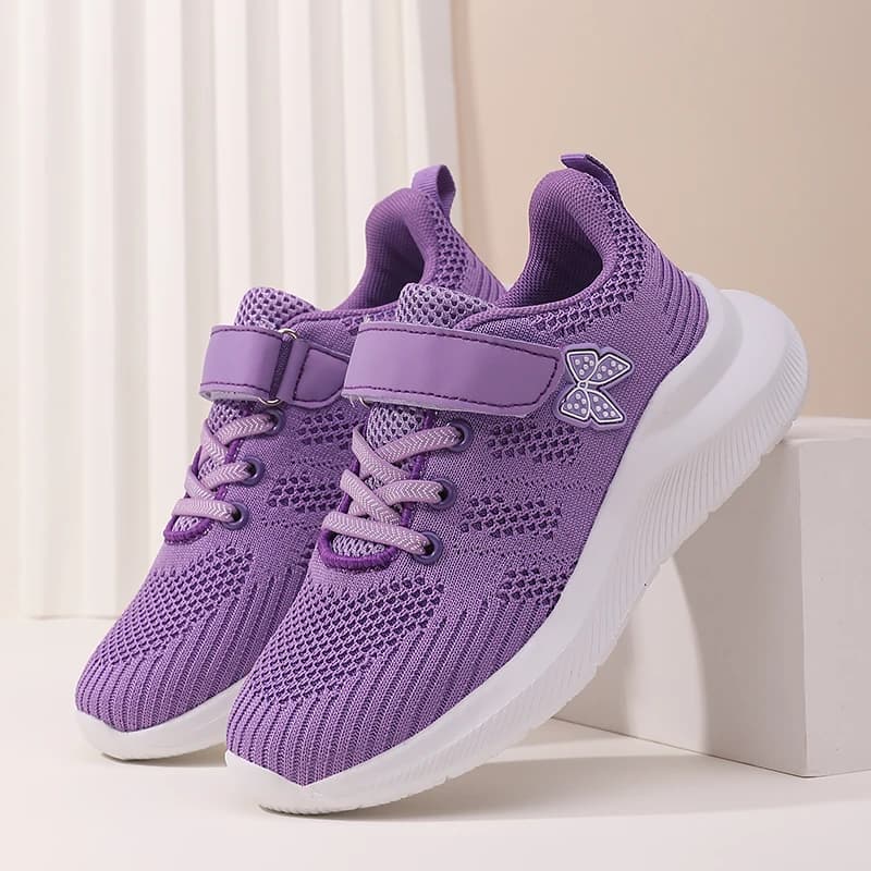 Kids Sneakers in Solid Color Hot Sale Casual Shoes Lightweight And Breathable Summer Mesh Shoes For Kids And Girls Outdoor Running