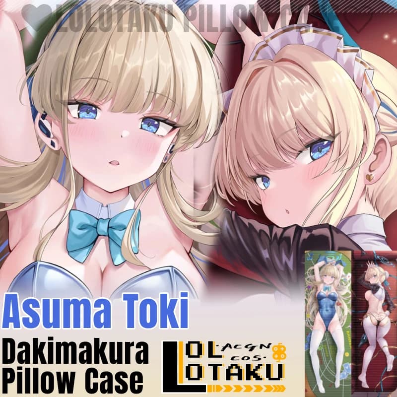 Asuma Toki Dakimakura Blue Archive Federa che abbraccia tutto il corpo Federa per cuscino sexy Fodera per cuscino Biancheria da letto per la casa Decor Regalo Otaku