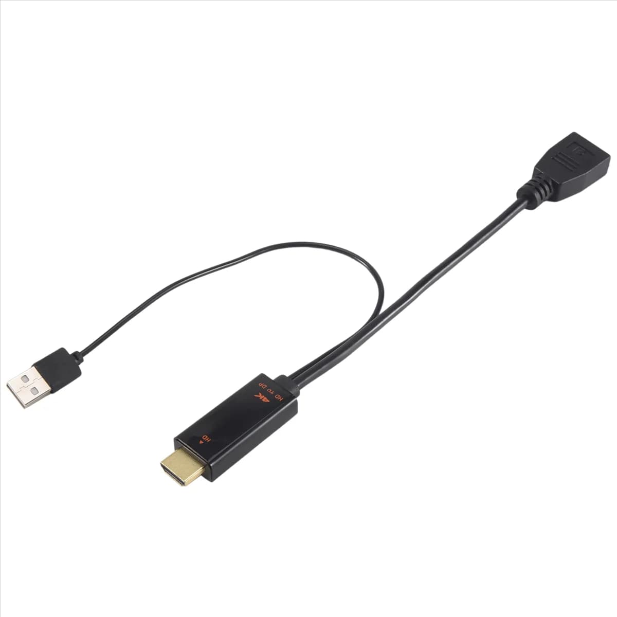 HDMI compatible A12R convertor cable to 4K female displayport @ 60Hz HDMI compatible converter cable to DP