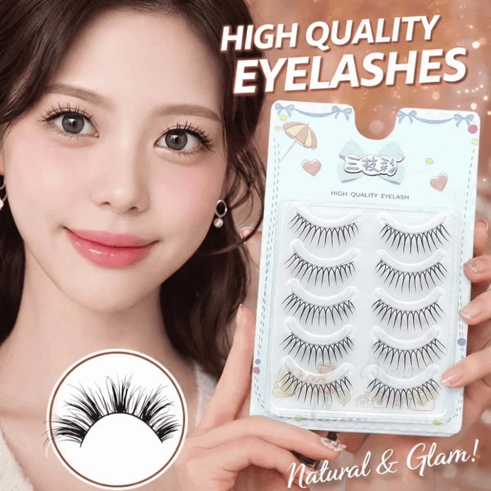 Faux Black Trending Eyelashes, Curve C 7-9MM, Extensions Facial Eyelashes, Facilities to Apply, Read, Ciglia Finte Fresche per Feste