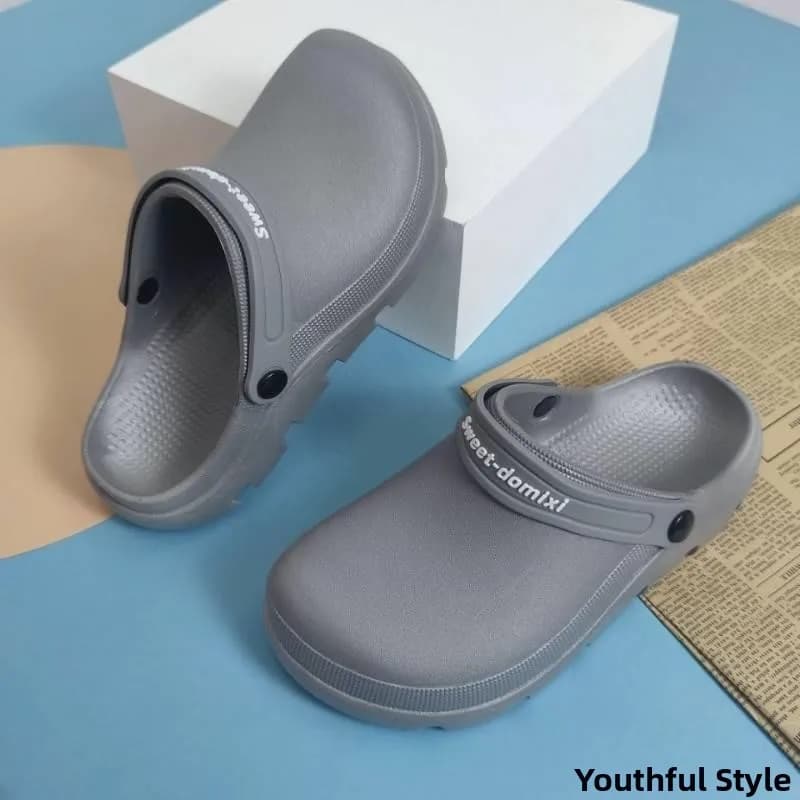 Ciabatte estive da uomo slip-on, morbide, antiscivolo, impermeabili, senza fori, per sala operatoria, casual.