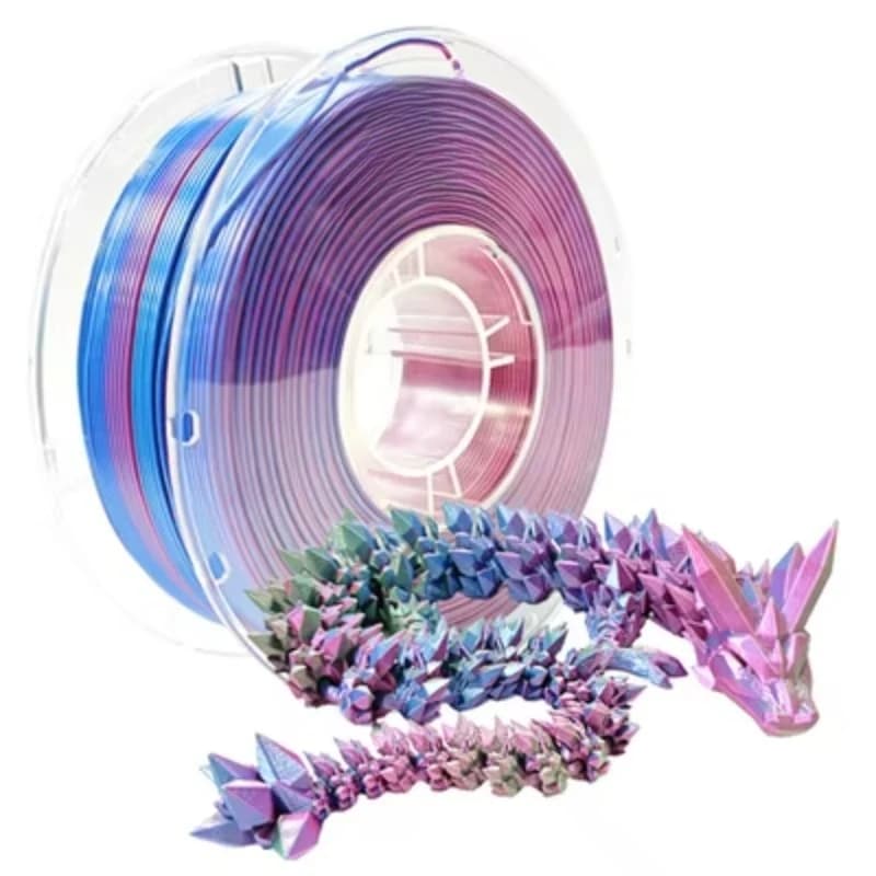 Filamento PLA Bicolore e Tricolore, Aste di Plastica Magiche per Stampanti 3D