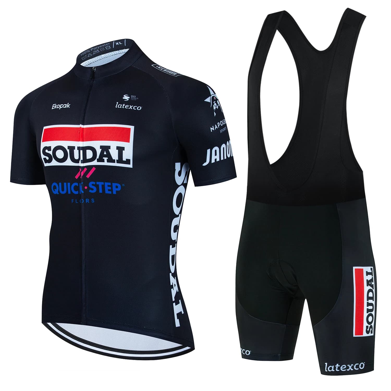 2025 SOUDAL Sportswear Shorts Men Mtb Men's Jacket Men's Summer Cycling Knit Set Bike Knitwear Clothing Uniforms Street