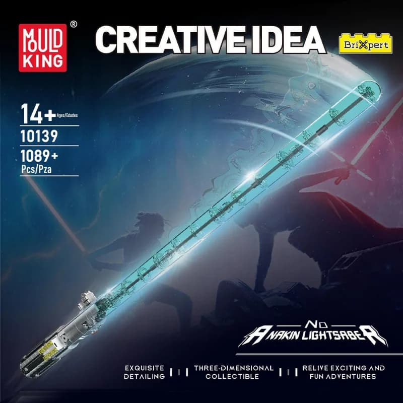 Mould King Anakin Lightsaber10139Versione leggera del classico giocattolo da collezione per ragazzi