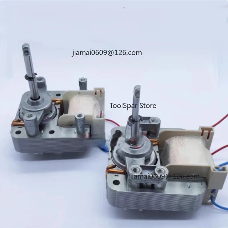 220V Air Fryer Motor with Plug, Long Shaft 4-4.8cm Replacement Motor for Electric Fryer