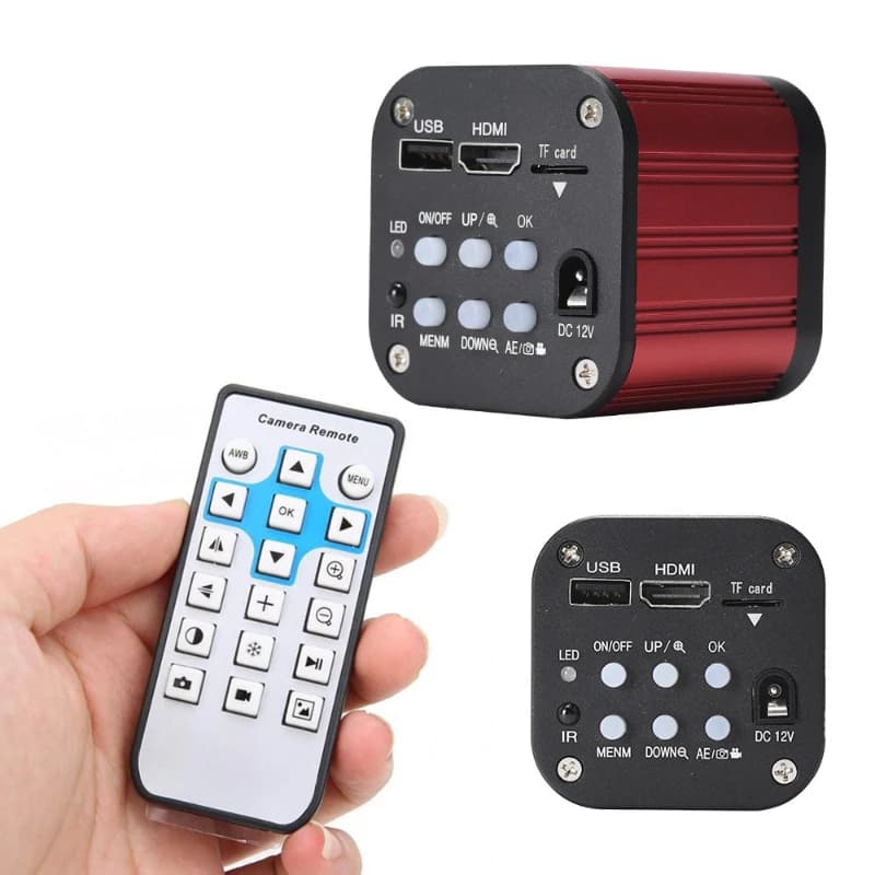 Fotocamera per microscopio elettronico 4K ad alta definizione Fotocamera USB Fotocamera industriale HDMI oculare elettronico per riparazione di telefoni cellulari