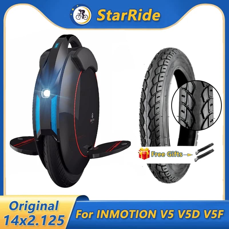 Pneumatico originale 14x2.125 per INMOTION V5F V5D V5 Kingsong KS-14D Monociclo Auto Banlance Scooter elettrico Parte interna ed esterna del pneumatico