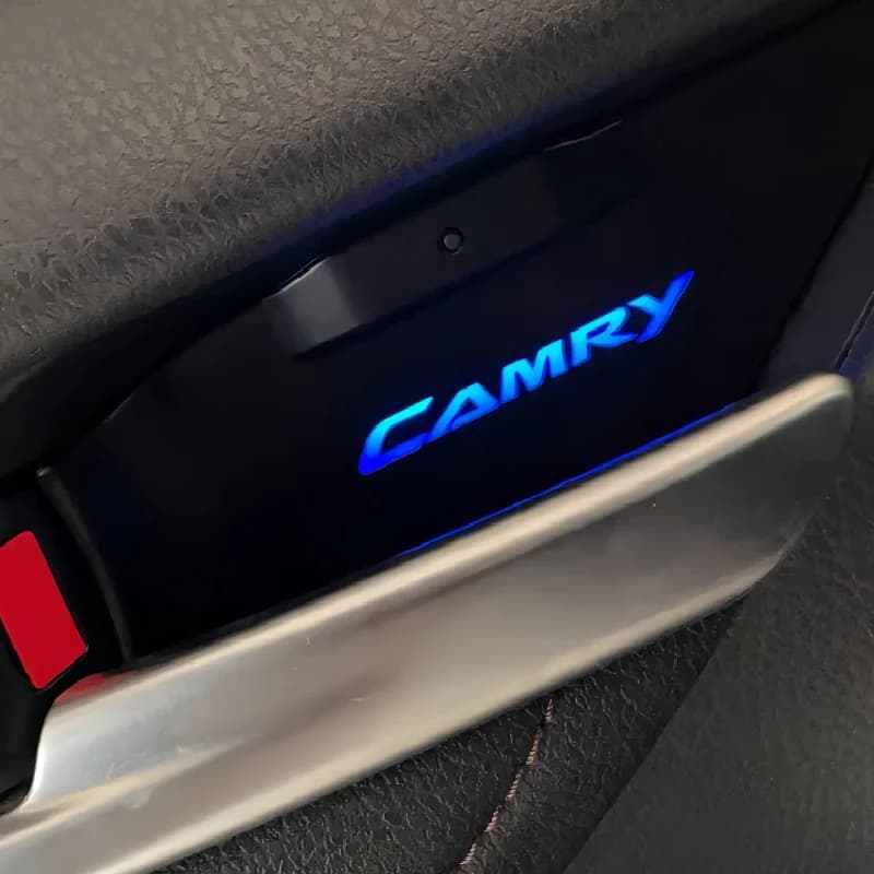 7 colori Maniglia Interna Della Porta Ciotola Luci Per Toyota Camry 2018-2023 Maniglia Decorazione Atmosfera Luce Accessori