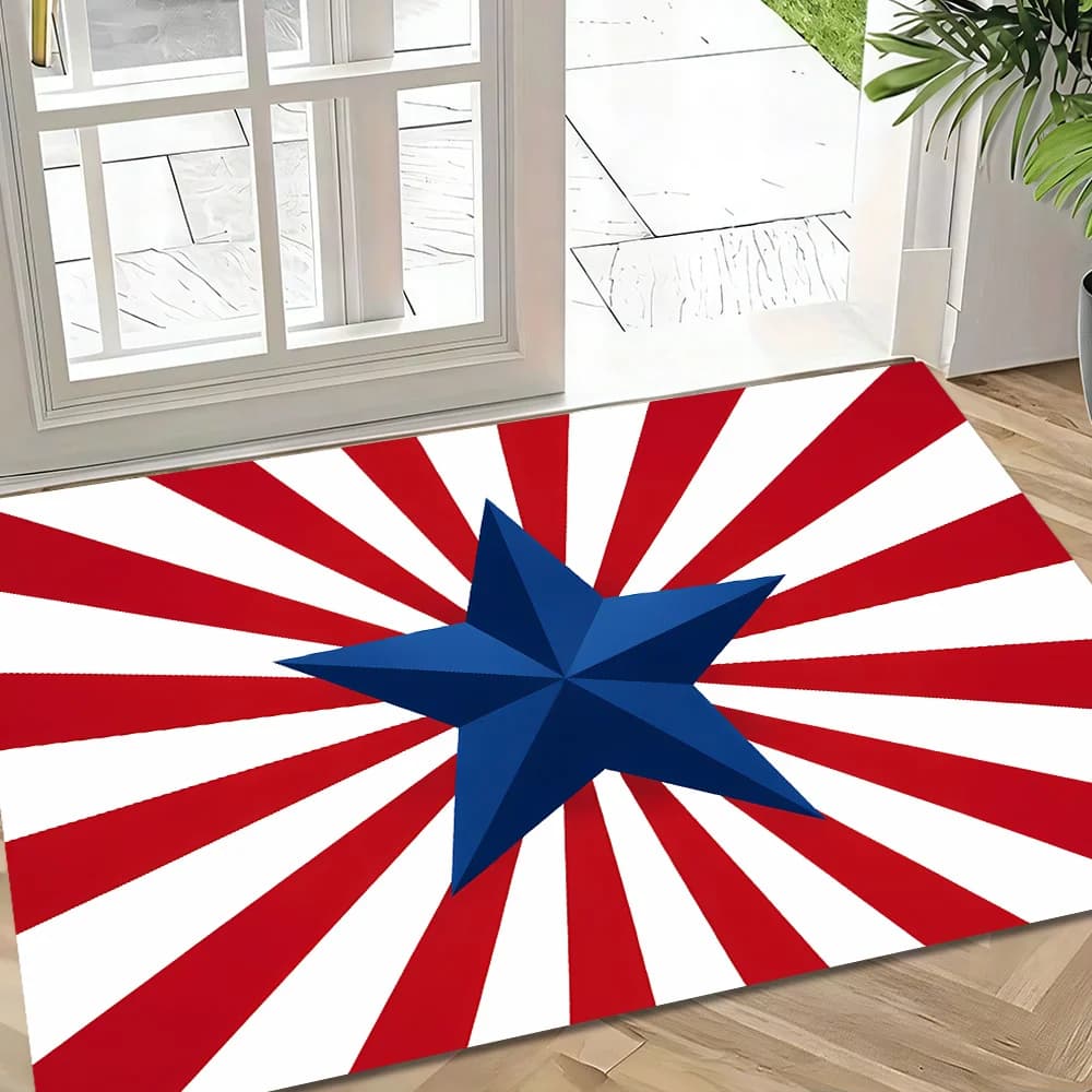 1pc Welcome Mat Is Non-Slip, Machine Washable, And Quick-Drying. Ideal for Use in Kitchens, Dining Areas, Hallways, Bathrooms
