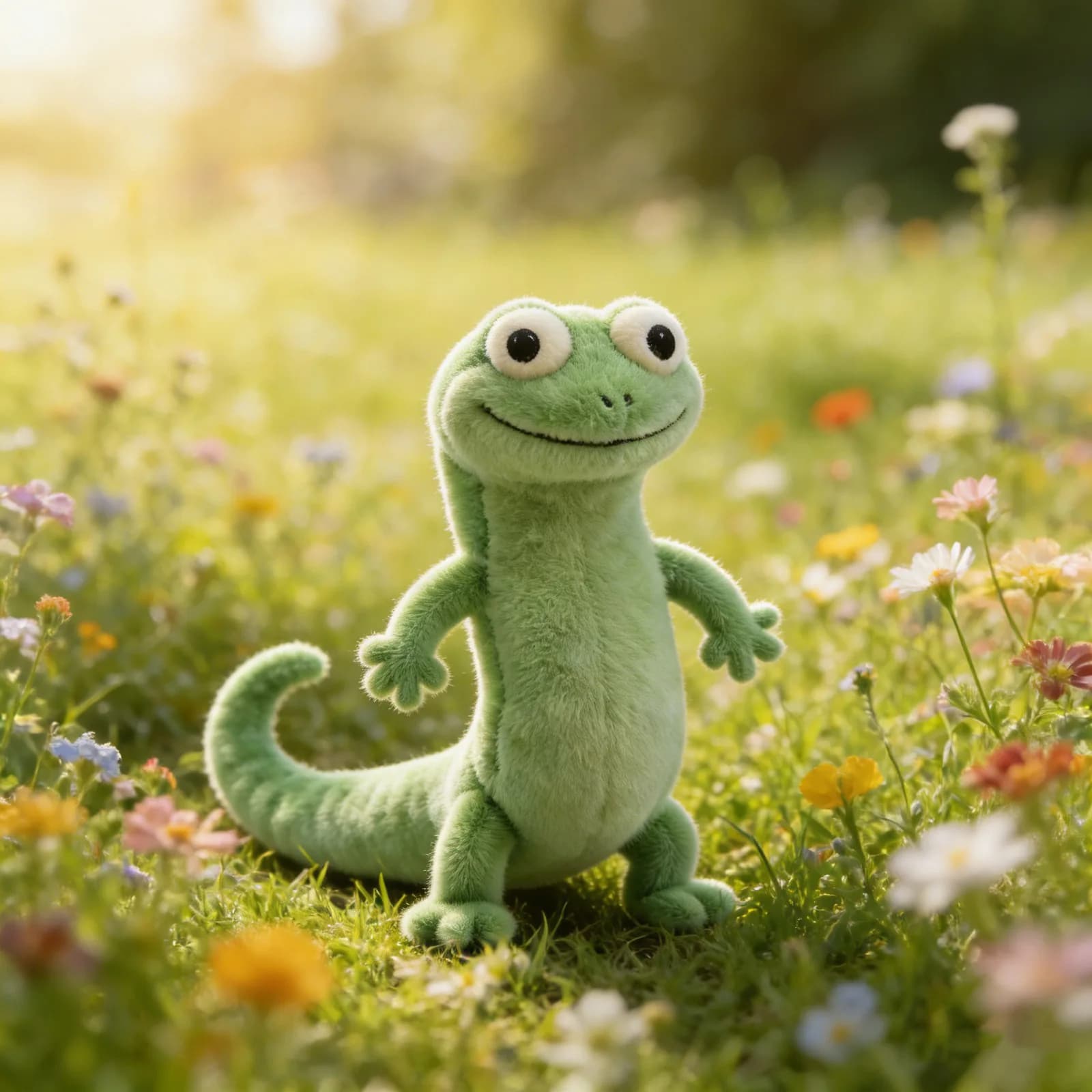 Peluche a forma di lucertola da 25 cm, giocattolo di peluche a simulazione animale, periferiche anime