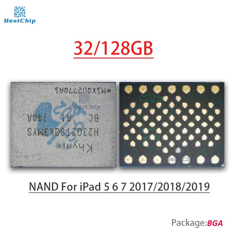 Memoria Flash NAND HDD da 32 GB/128 GB per iPad 5 6 7 2017/2018/2019 A2197 A2200 A2198 A1893 A1822/1823