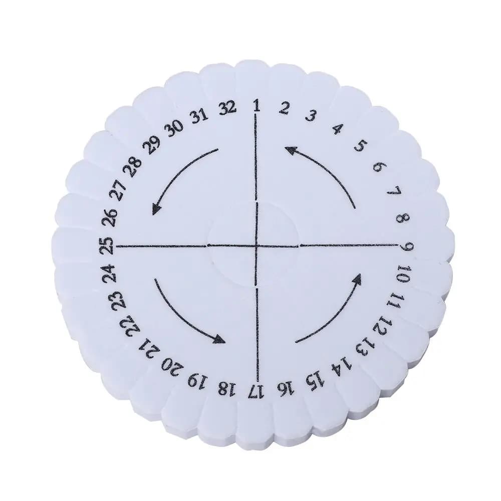 DIY Braided Plate Braiding Disc/Disk Kumihimo Jewelry Design Board Rope Weaving Sewing Handmade Tool