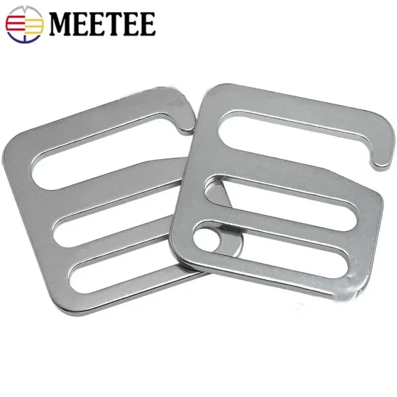 3/5/10 Pz 16-31mm G Stainless Steel Buckles Backpack Regular Strap Closure Bag Tri-slider Buckle Accessory Hardware