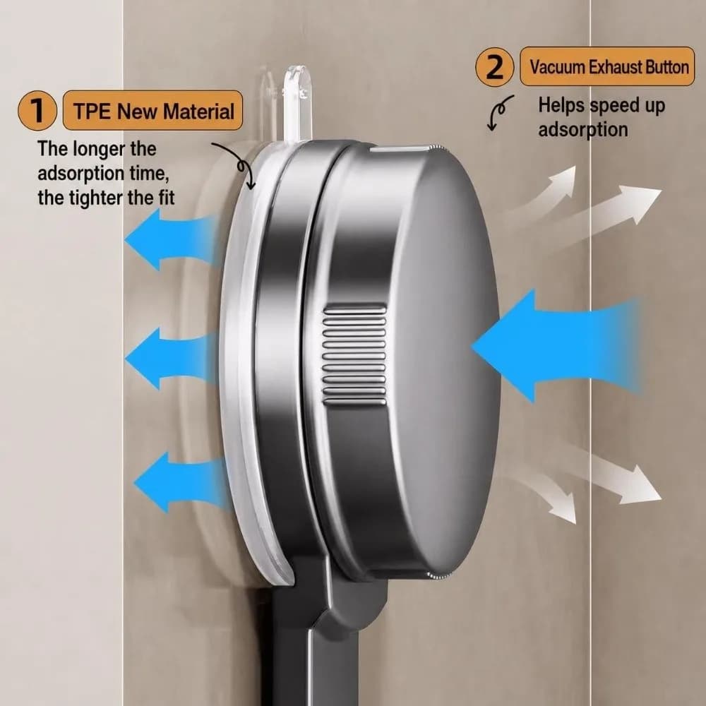 Strong Load Bearing Suction Cup Hook Punch-Free Multifunctional Towel Holder multi-functional No-Drill Storage Rack Cabinet