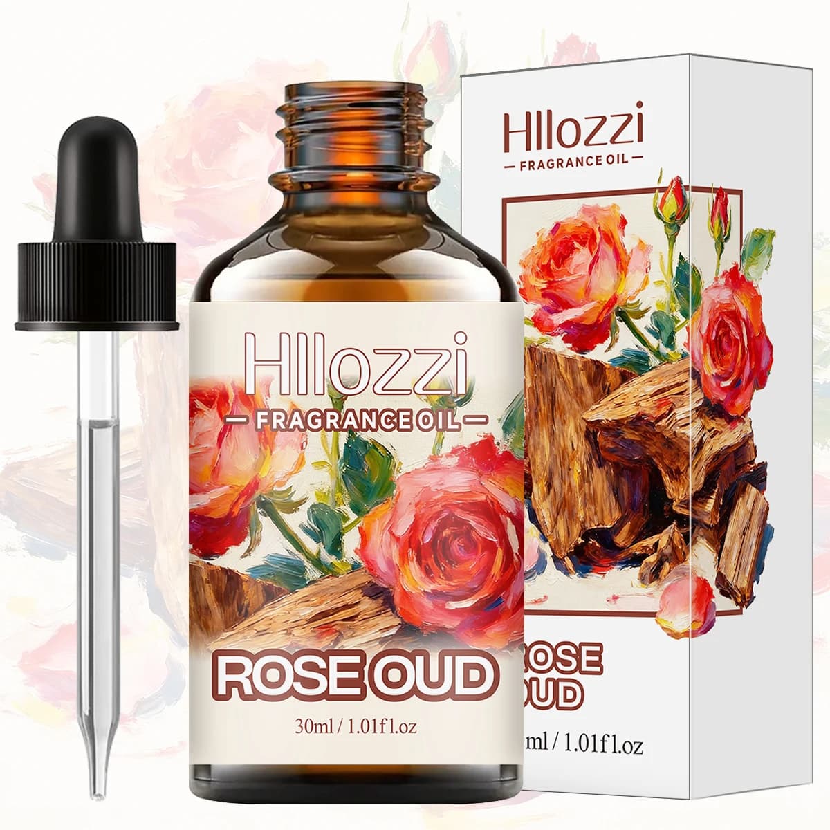 Olio profumato ROSE OUD per nutrimento profondo, cura di capelli e pelle, idratazione e umidificazione, massaggi SPA a casa