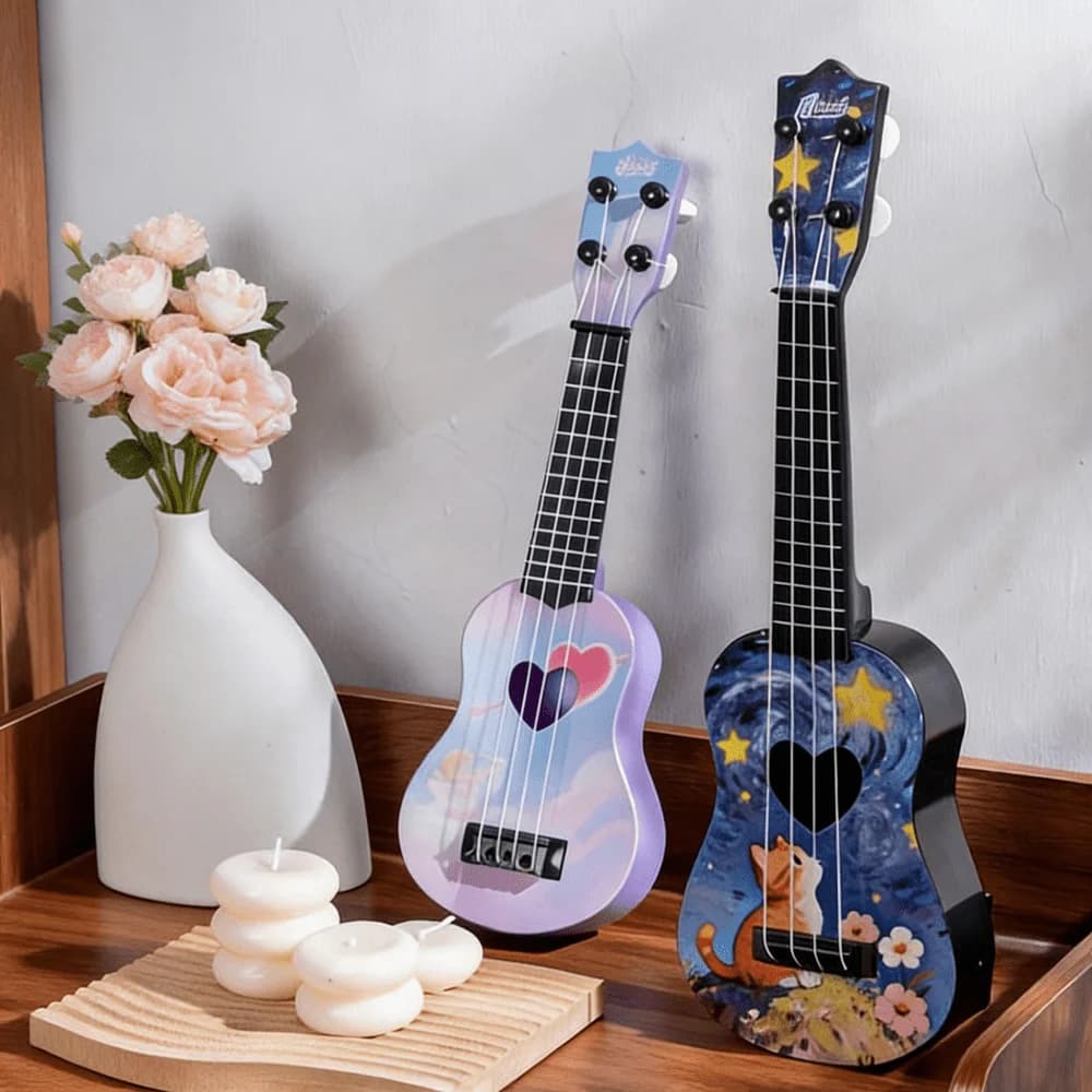 Ukulele Giocattolo per Bambini da 16,5 Pollici - Ottimo per Principianti ed Educativo, Regalo Musicale per Bambini per Natale e Ringraziamento