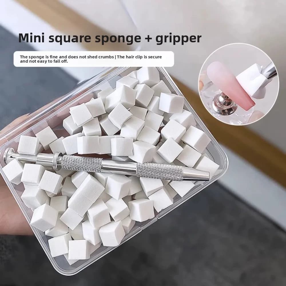 50/150pcs Spugna Gradiente Unghie Artistiche Stamper Strumenti Gel Smalto Gradiente Spugna Pennello Glitter Polvere Punteggiatura Penna Per Strumenti Manicure