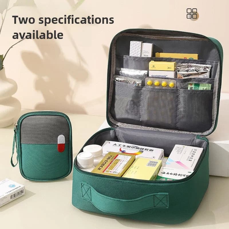 Portable Storage Bag Large Medicine Bag Outdoor Emergency Camping Travel First Aid Kit Survival Kit Medicine Box