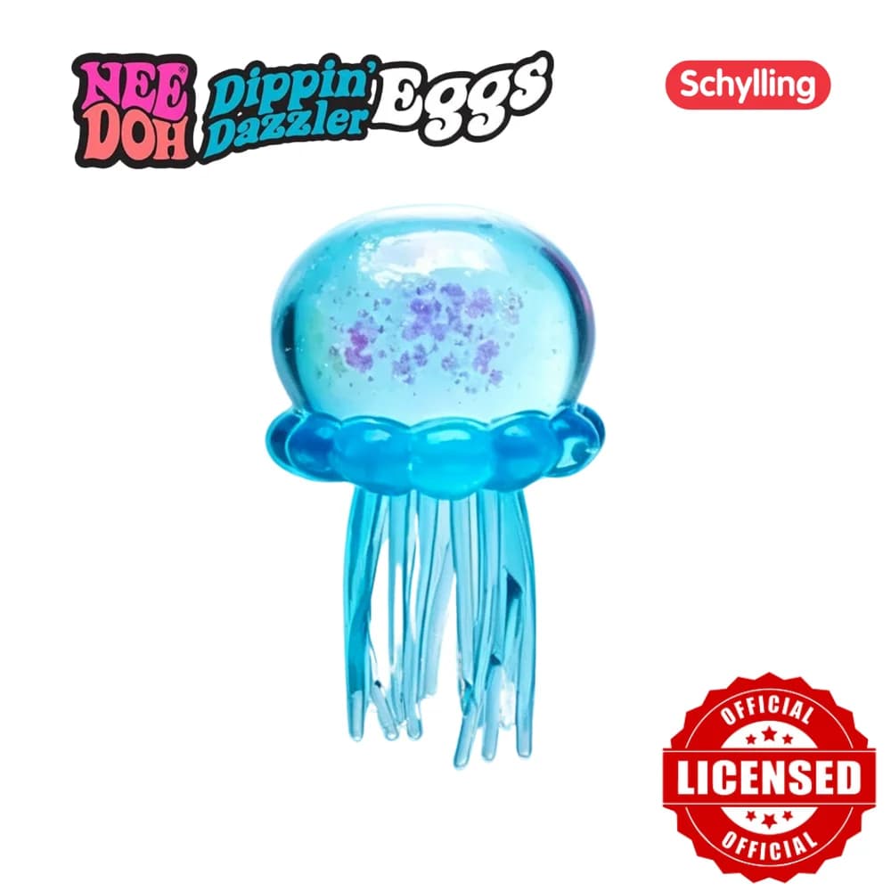Schylling Confirmed Needoh Fuzz Ball Jellyfish Squishy Blind Box Antistress Antiansia Giocattolo da Spremere Gadget per Feste Regalo all'ingrosso