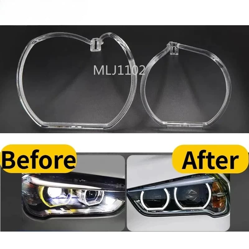 For BMW X1 F48 F49 2016 2017 2018 2019 Headlight Bar DRL Daytime Running Light Guide Plate Angel Eye Strip Lamp Tube