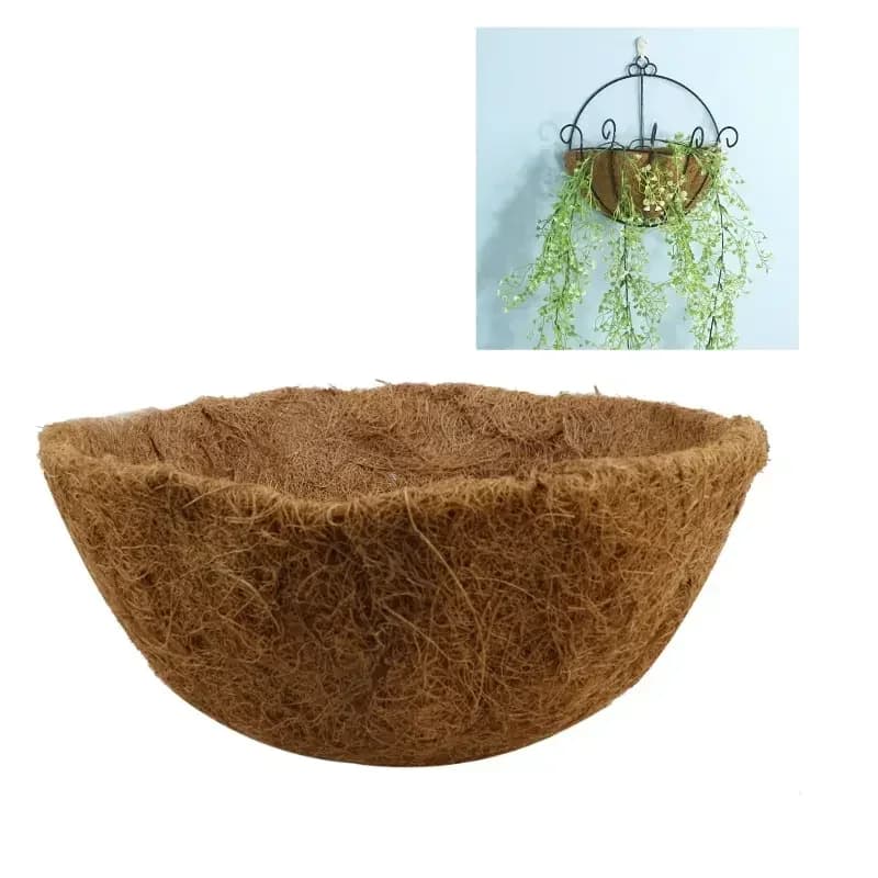 Spare sheet in coconut palm fiber for wall plants