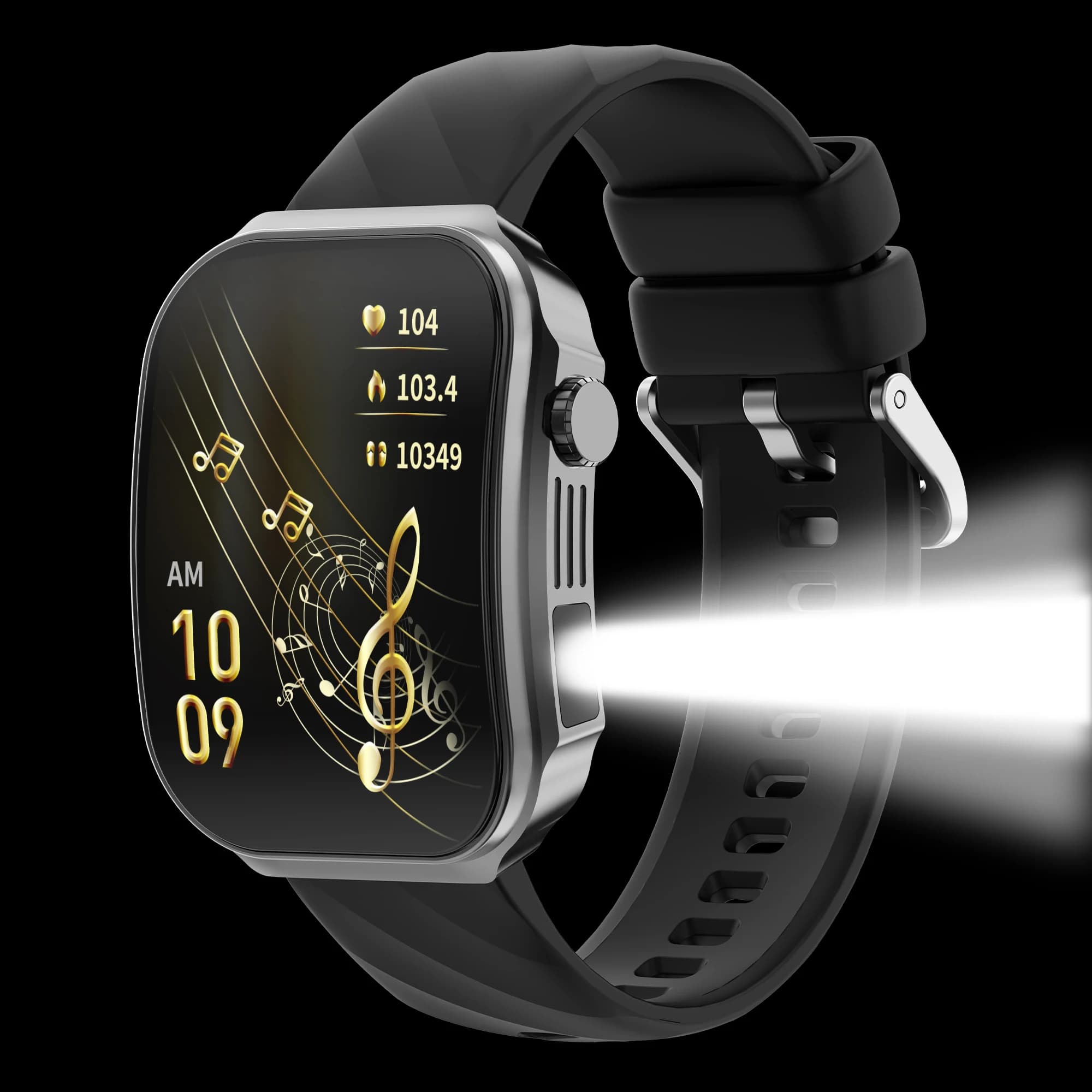 Smartwatch 2026 per Uomo e Donna, Gestione della Salute, Chiamate Bluetooth, Impermeabile IP67, Torcia, Orologio Intelligente con Misurazione della Temperatura per Telefoni Xiaomi e iOS